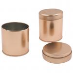 Round Tea Tin Cans Empty Iron Box For Food Packing for sale