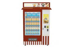 China Advertising Touch LCD Coin Operated Food Vending Machine With Cooling System supplier