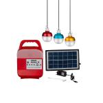 ROHS Multifunction Hiking Portable Solar Bulbs With FM Radio Charger for sale
