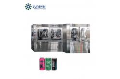 China Aluminum Can Carbonated Filling Machine Line Soft Drinks CSD supplier