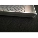 304 Customized Round Hole Baking Stainless Steel Punching Tray for sale