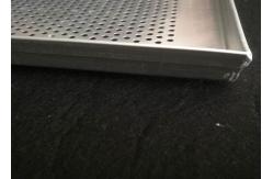 China 304 Customized Round Hole Baking Stainless Steel Punching Tray supplier