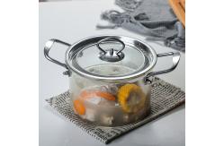 China Kitchenware 5L Borosilicate Transparent Glass Soup Pot supplier