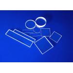 Clear High Temperature Resistance Glass Plates JGS1 Fused Silica Quartz Disc for sale
