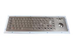 China Ruggedized Metallic Panel Mount Keyboard IP67 Waterproof  73 Keys supplier