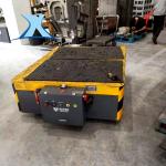 50t Battery Transfer Cart Free Turning Coil Pallet Motorized for sale