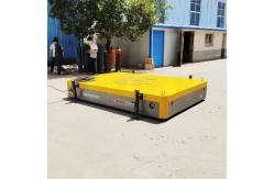China Wireless Control Battery Transfer Trolley , 4 Tons Small Load Material Handling Cart supplier