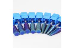 China Yellow Coated Rotary Deburring Tool Tungsten Carbide Rotary Tool Carving Bits supplier