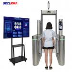Metal Detector System Walk Through Temperature Scanner With Face Recognition Camera for sale