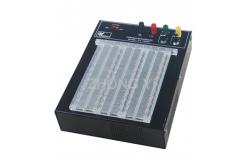 China Transparent 2390 Points Powered Breadboard ABS Solderless Breadboard Power supplier