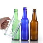 Clear Peroni Breakaway Beer Bottles Glasses 330 ml With Screw Cap