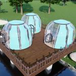 Prefabricated Bubble Outdoor Tent PC Garden Dome Bubble Tent for sale