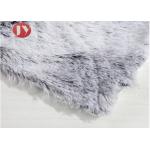 Knit Chunky Plush Faux Fur Blanket Throws , 100 Polyester Reversible pv fur Blanket
