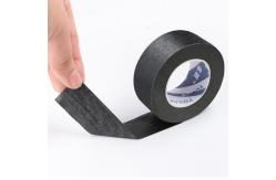 China Wholesale Custom Size High Temperature Black Crepe Paper Masking Tape supplier
