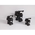 Handmade Ceramic Pottery Sheep Garden Ornaments In Different Sizes