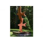 Animals Birds Style Corten Steel Sculpture , Abstract Corten Steel Architecture for sale