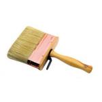Double Boiled White Bristle House Paint Brush Nylon Polyester Brush 6inch for sale