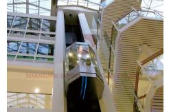 China 800kg High Speed Elevator Full Glass Sightseeing Panoramic Elevator supplier