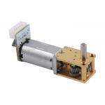 6V Small DC Gear Motor N20 N30 Worm Gear Reducer Motor With Encoder for sale