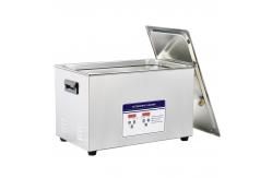 China 30L 304 Tank Benchtop Ultrasonic Cleaner Convenient Bottom Drainage supplier