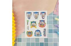 China Embossing Custom Paper Stickers Creative Gift Star Reward Stickers supplier