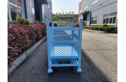 China Versatile Metal Storage Cage Galvanized And Electrostatic Spraying supplier
