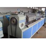 0.4 - 1.5 M / Min Plastic Pipe Production Line , Single Screw Extruder Plastic Machine for sale