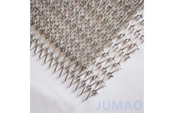 China Max Unrestricted Metal Mesh Curtain Texture With Diamond Perforations supplier