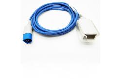 China HP 8 Pin TPU Blue SPO2 Extension Cable Wear Resistant Oem / Odm Availible supplier