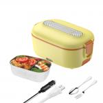 Leakproof Stainless Steel Electric Lunch Box Light Blue 1.5L Capacity 70W Power 20min Heating Time for sale