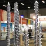 Plastic Extrusion PE PS PC ABS PET PP PVC Conical Twin Screw Barrel Parallel for sale