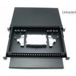 1U 19inch Empty Slide Rail Rack mount patch panel for sale