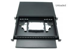 China 1U 19inch Empty Slide Rail Rack mount patch panel supplier
