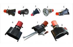 China Auto Repair Embedded Exhaust Extraction Nozzles For Exhaust Extracting Hose Reel supplier