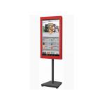 32 Inch LCD Digital Signage System , Semi Outdoor Digital Signage Advertising Stand for sale