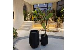 China Upgrade Gardening Game With Our Stylish Fiber Clay Planter Collection supplier
