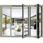 EPDM External Aluminum Folding Doors 12A Glass 75mm Depth for sale