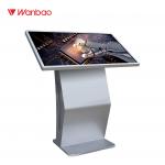 Standing By Interactive Touch Screen Kiosk Information For Bank Shopping Mall for sale