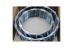 China Silver Gray Razor Barbed Blade Wire Effective Perimeter Protection supplier
