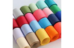 China RPET Recycled Polyester Grosgrain Ribbon By The Yard GRS Certificate supplier