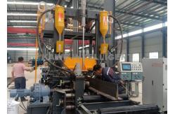 China 800mm/Min H Beam Assembly Machine 200mm Height Automatic Welder supplier
