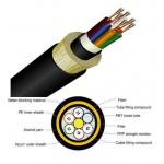 Outdoor Black ADSS Optical Cable Non Inductive 72 Core ISO9001 for sale