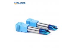 China Tungsten Carbide 4 Flutes Chamfer End Mill CNC Cutting Tools supplier