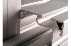 China Construction Aluminum Frame Extrusion Bar Anodized With Drilling supplier