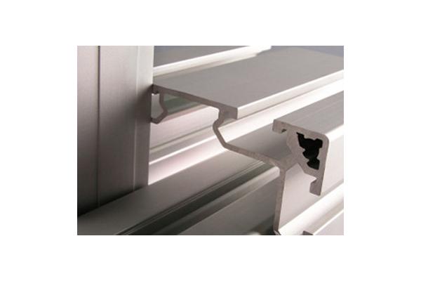 Construction Aluminum Frame Extrusion Bar Anodized With Drilling