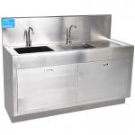 304 Stainless Steel Hospital Medical Scrub Sink Surgical Wash Basin Free Standing for sale