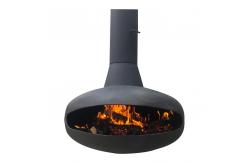 China 100cm Ceiling Hanging Wood Burner 3.2ft Suspended Fire Place supplier