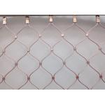 Flexible AISI 304 Architectural Wire Rope Mesh 40*40mm 50*50mm Opening for sale