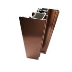 Customized Aluminum Frame Profile , T5 / T6 Aluminium Windows Wood Finish for sale