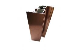 China Customized Aluminum Frame Profile , T5 / T6 Aluminium Windows Wood Finish supplier